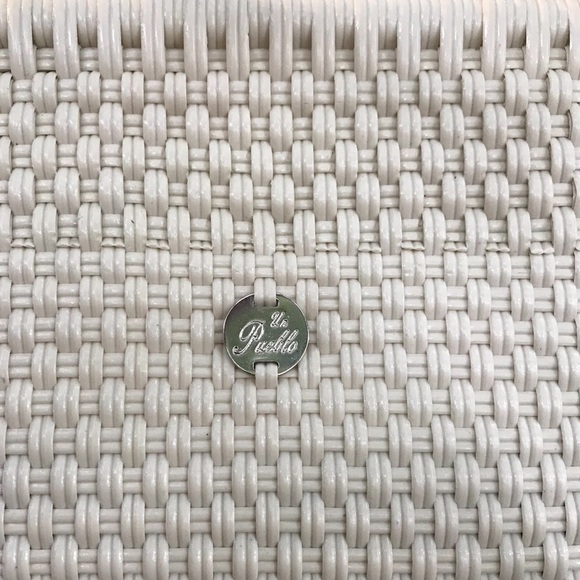 Handmade in 🇲🇽 Mexico! Un Pueblo Navy and White Tote - Picture 4 of 13